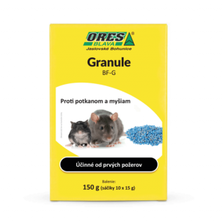 Ores granule 150g - návnada proti potkanom a myšiam