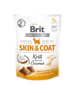 Pamlsok Brit Care Dog Functional Snack Skin and Coat Krill 150 g