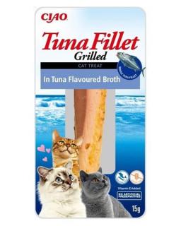Pamlsok Inaba Churu Grilled cat Tuniak v tuniakovom vývare 12 ks 180 g