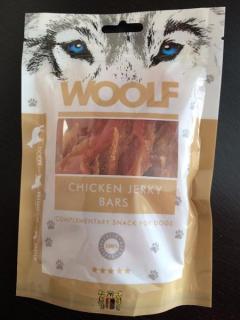 Pamlsok Woolf Dog Chicken Jerky Bars 100 g