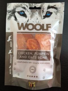 Pamlsok Woolf Dog Chicken  Pumpkin  Oats Bone 100 g