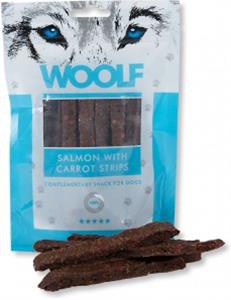 Pamlsok Woolf Dog Salmon  Carrot Strips 100 g