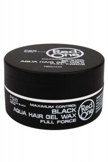 Red One Aqua Hair Gel Wax Full Force Black, voskový gél na vlasy, vôňa pánskeho parfému 150ml