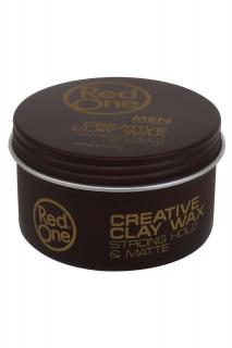 Red One Creative Clay Wax Strong Hold Matte , hlinený vosk na vlasy 100ml