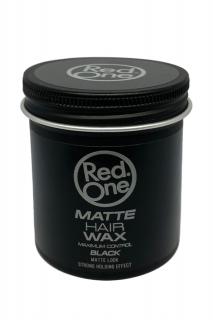 Red One Matte look hair wax black 100ml, matná pomáda na vlasy