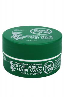 Red One Olive Aqua hair wax 150ml, silný vlasový gél.