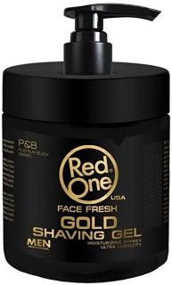 Red One Shaving Gel Gold 1000ml, gél na holenie.