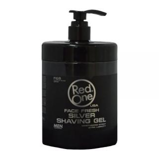 Red One  Shaving Gel Silver 1000ml, gél na holenie.