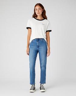 Dámske jeans WRANGLER W2H2JX31A WILD WEST MID BLUE  Tričko zadarmo pri nákupe nad 120Euro! Veľkosť: 42/32