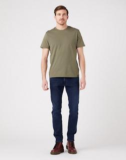 Dvojbalenie pánskych tričiek WRANGLER W7G9DHX45 2 PACK TEE DUSTY OLIVE  Tričko zadarmo pri nákupe nad 120Euro! Veľkosť: M