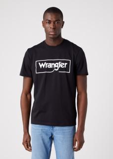 Pánske tričko WRANGLER W70JD3100 FRAME LOGO TEE BLACK  Tričko zadarmo pri nákupe nad 120Euro! Veľkosť: M