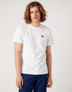 Pánske tričko WRANGLER W70MD3989 SIGN OFF TEE WHITE  Tričko zadarmo pri nákupe nad 120Euro! Veľkosť: L
