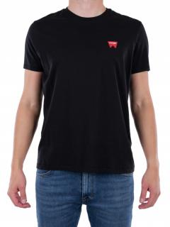 Pánske tričko WRANGLER W7C07D301 REGULAR FIT BLACK  Tričko zadarmo pri nákupe nad 120Euro! Veľkosť: M