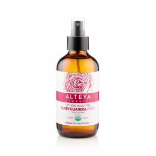Ružová voda Bio z ruže stolistej (Rosa Centifolia) Alteya Organics 240 ml SKLO