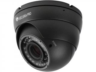 Securia Pro IP kamera 8MP POE 2.8-12mm dome N369LZ-800W-B, čierna