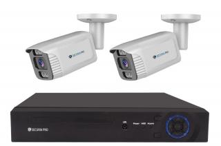 Securia Pro IP kamerový systém NVR2CHV4S-W smart, biely Nahrávanie: 1TB disk
