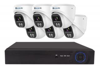 Securia Pro IP kamerový systém  NVR6CHV4S-W DOME smart, biely Nahrávanie: 1TB disk