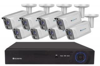 Securia Pro IP kamerový systém NVR8CHV5S-W smart, biely Nahrávanie: bez disku