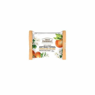 Green Pharmacy Tuhé mydlo s antibakteriálnym účinkom Pomaranč a Čajovník 100 g