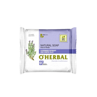 O`Herbal prírodné mydlo s extraktom Levanduľa a bielou hlinou 100 g