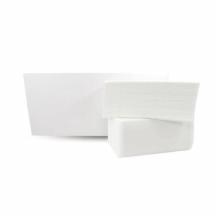 ZZ skladané papierové utierky 25x21 cm , 2- vr.100 % celulóza (3000ks)