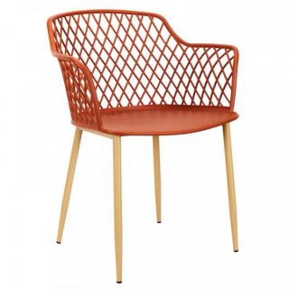 CMP Paris Sada 4ks Stoličiek "Malaga" pre exteriér aj interiér, oranžová, 80x54x62cm, ,   (HDO2240C malaga terracotta outdoor armchair)