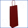 Darčeková taška papierová na víno, červená a zelená,140x85x390 mm (3011503 / SP0001)