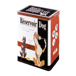 Dóza na sušienky pre psy "Reservoir Dog" 18x13x27 cm, plech (NT0155)