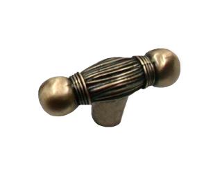 Nábytková úchytka - knopka kovová staromosadz (1636-48ZN10)