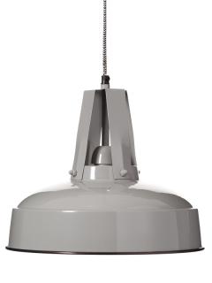 Vintage kovové svietidlo - lampa, FLUX GRAY pr.34cm (A00053)