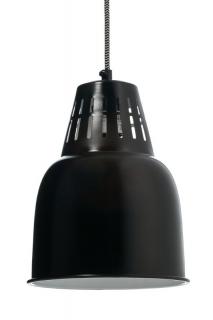 Vintage - retro kovové svietidlo - lampa NUNO Black, 19,5x24cm (A00233)
