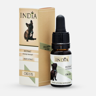 India Cosmetics And Food CBD extrakt pre psov 5%