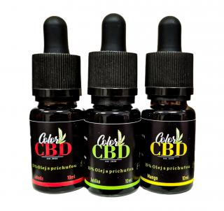 PredajCBD - Color CBD olej 15% Full Spectrum aromatizovaný