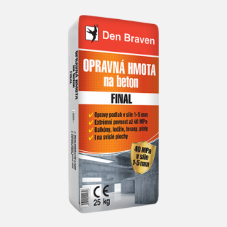 Den Braven Opravná hmota na betón FINAL 1-5 mm 25 kg