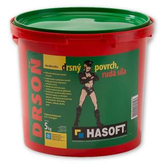 Hasoft DRSOŇ 1 kg - drsný povrch, červená sila