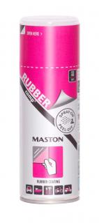 Maston Guma v spreji 400 ml Lesklá Neónovočervená (Spray RUBBERcomp Neon Red 400 ml)