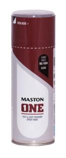 Maston ONE Akrylová farba v spreji Lesklá RAL 4004 Bordovofialová 400 ml (Spraypaint ONE - Gloss Claret Violet RAL4004 400ml)