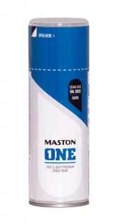 Maston ONE Akrylová farba v spreji Lesklá RAL 5005 Signálna modrá 400 ml (Spraypaint ONE - Gloss Signal Blue RAL5005 400ml)
