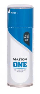 Maston ONE Akrylová farba v spreji Lesklá RAL 5015 Nebovomodrá 400 ml (Spraypaint ONE - Gloss Sky Blue RAL5015 400ml)