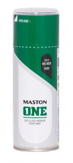 Maston ONE Akrylová farba v spreji Lesklá RAL 6029 Zelená 400 ml (Spraypaint ONE - Gloss Green RAL6029 400ml)