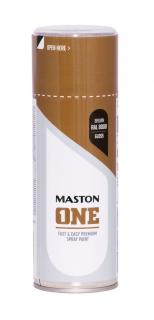 Maston ONE Akrylová farba v spreji Lesklá RAL 8008 Hnedá 400 ml (Spraypaint ONE - Gloss Brown RAL8008 400ml)