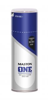 Maston ONE Akrylová farba v spreji Saténová RAL 5002 Námor Modrá 400 ml (Spraypaint ONE - Satin Ultram, Blue RAL5002 400ml)