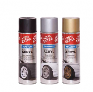 MASTON SPRAYPAINT AUTOACRYL Auto-akrylový sprej 500 ml Sivý základ