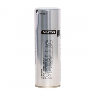 MASTON SPRAYPAINT METALLIC Metalický sprej lesklý 400 ml Čierna