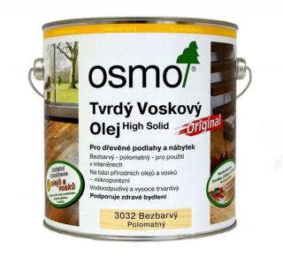 Osmo TVRDÝ VOSKOVÝ OLEJ ORIGINÁL Bezfarebný polomat 0,125 L