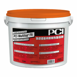 PCI Multitop® FA Fasádna akrylátová farba odolná proti poveternostným vplyvom  12,5 l