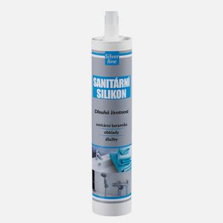 SILVER Line Sanitárny silikón 280 ml Biely