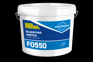 Stachema FO550 Silikátová omietka ryhovaná 25 kg zrno 2 mm Báza A