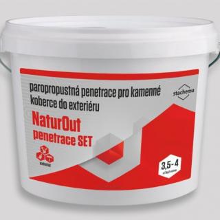 Stachema NATUROUT PENETRÁCIA SET pod kamenné koberce NaturOut 1,73 kg