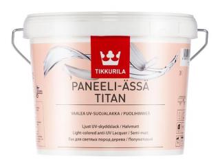 Tikkurila PANEELI ÄSSÄ TITAN Polomatný lak na drevené obklady v interiéri 10 l